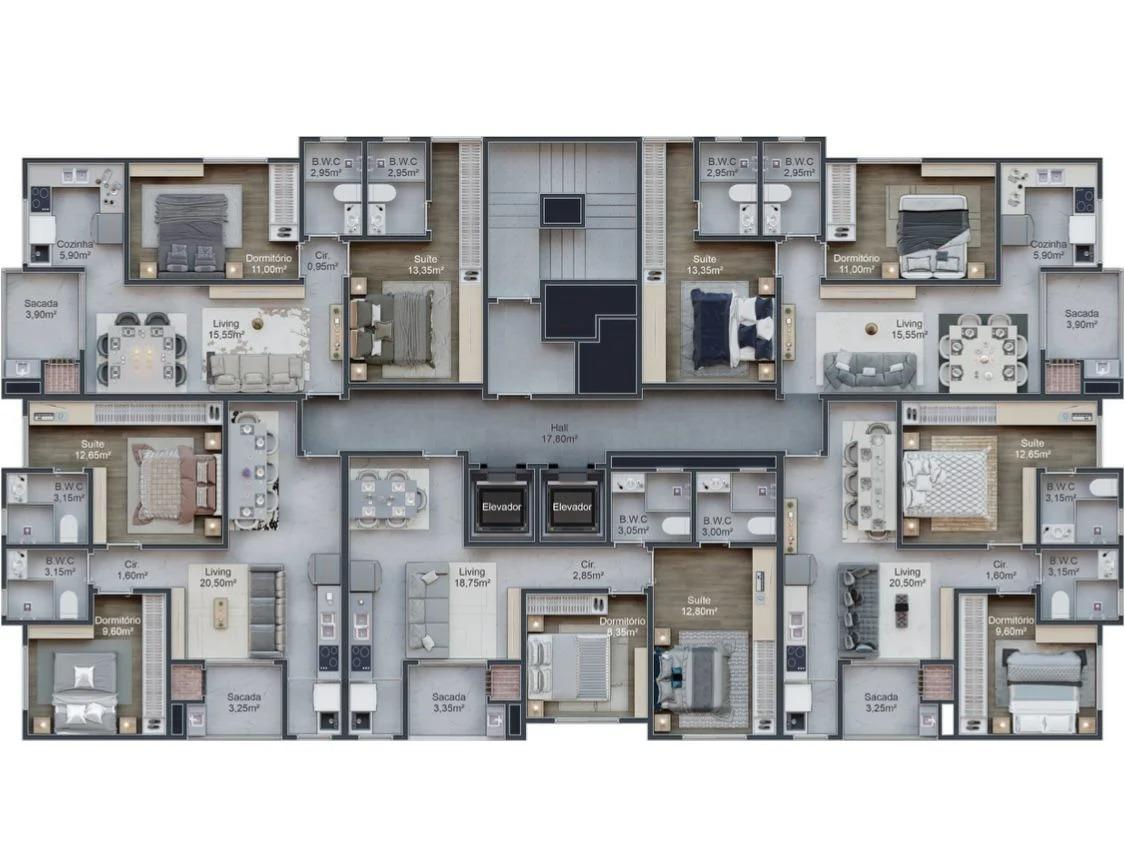 Apartamento, 2 quartos - Foto 10