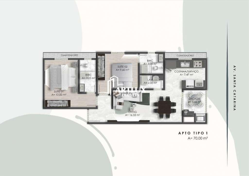 Apartamento, 2 quartos, 70 m² - Foto 15